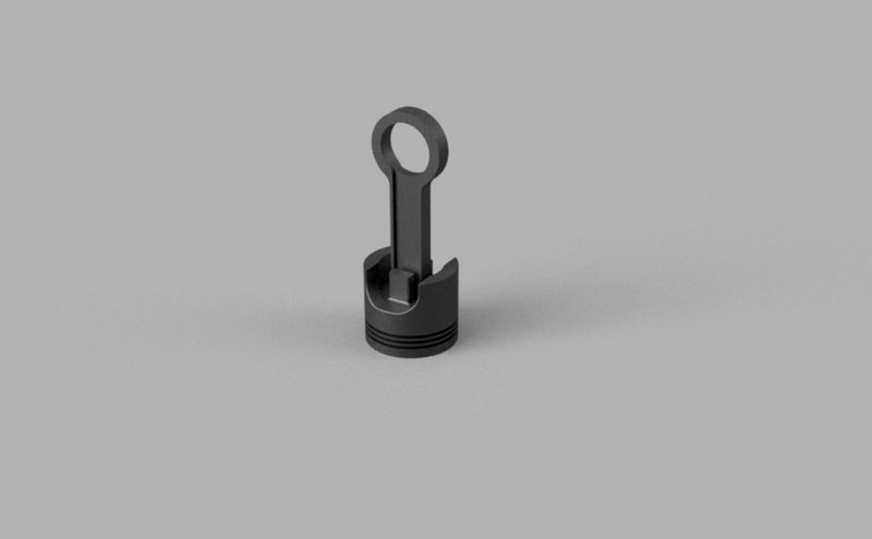 Engine Piston(keychain, Link to buying is in the description)