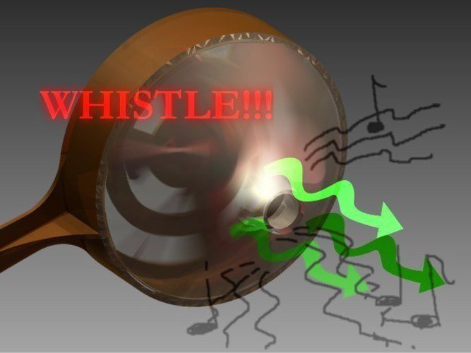 Pan Fan Whistle 3D Print 47939