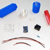 LED Flashlight with 18650 Cell and USB-C - Thumbnail 3