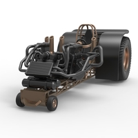 Diecast Twin-engined pulling tractor 1:25 - Thumbnail 3