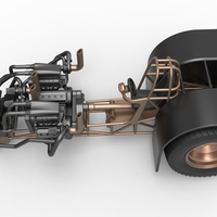 Diecast Twin-engined pulling tractor 1:25 - Thumbnail 8