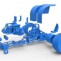 Diecast Twin-engined pulling tractor 1:25 - Thumbnail 14