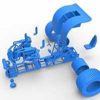 Diecast Twin-engined pulling tractor 1:25 - Thumbnail 15