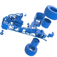 Diecast Twin-engined pulling tractor 1:25 - Thumbnail 16