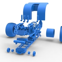 Diecast Twin-engined pulling tractor 1:25 - Thumbnail 17