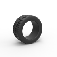 Diecast race tire 3 Scale 1 to 25 - Thumbnail 1
