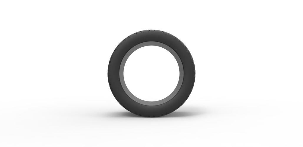 Diecast race tire 5 Scale 1 to 25 3D Print 479590