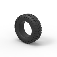 Diecast offroad tire 31 Scale 1 to 25 - Thumbnail 7