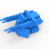 Diecast Turret gun Scale 1 to 25 - Thumbnail 2