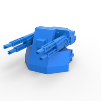 Diecast Turret gun Scale 1 to 25 - Thumbnail 3