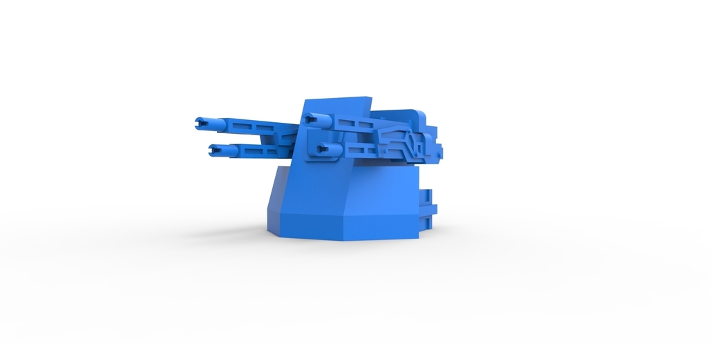 Diecast Turret gun Scale 1 to 25 3D Print 479671