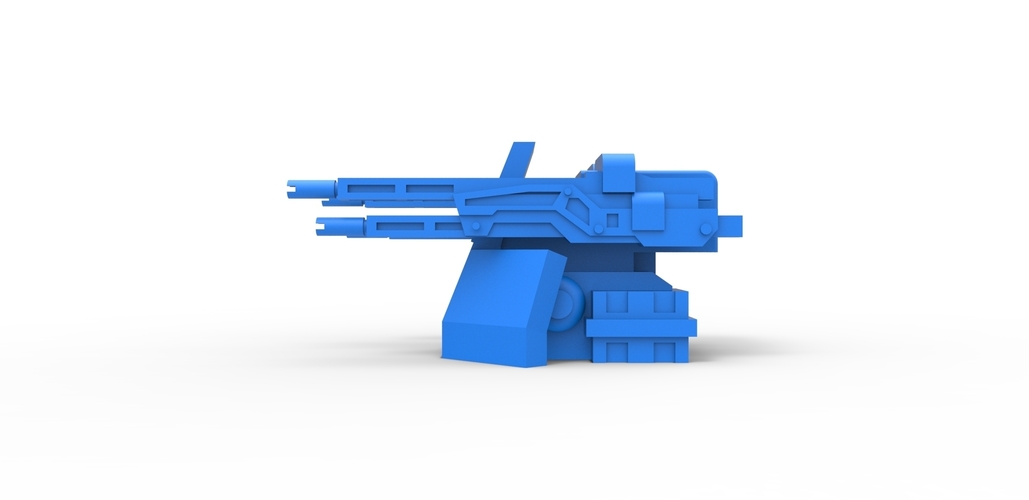 Diecast Turret gun Scale 1 to 25 3D Print 479674