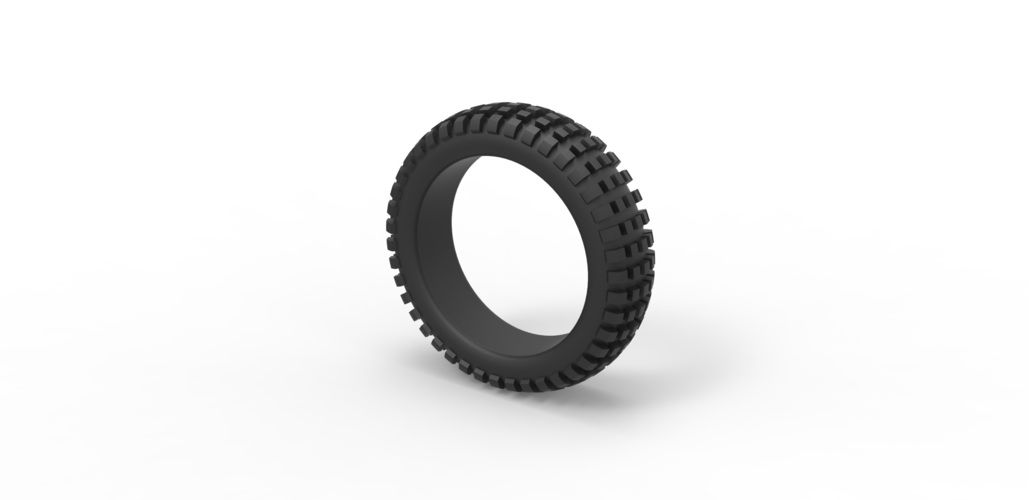 3D Printed Diecast offroad tire 32 Scale 1 to 25 by CosplayItemsRock ...