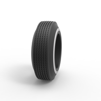 Diecast lowrider tire 3 Scale 1 to 25 - Thumbnail 3