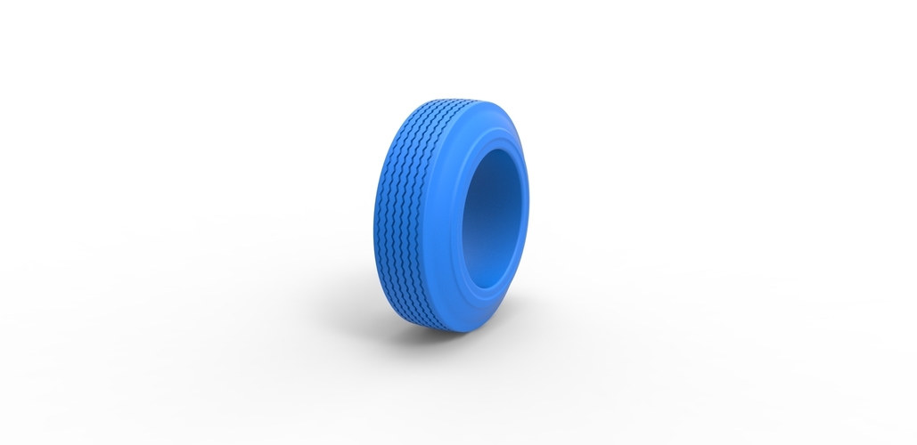 Diecast lowrider tire 3 Scale 1 to 25 3D Print 479733