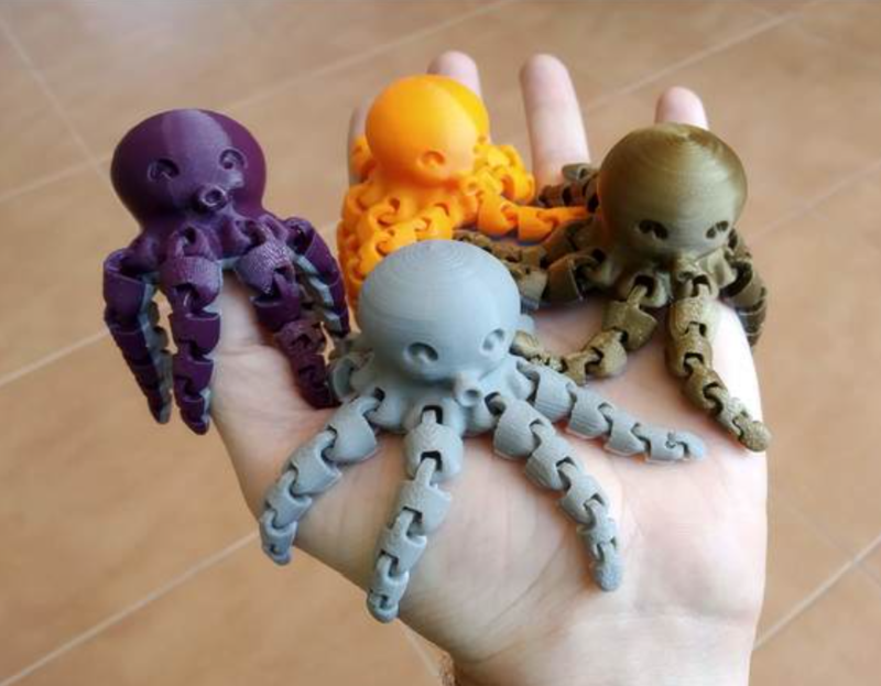 ARTICULATED MINI OCTOPUS / PIEUVRE