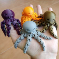 Small ARTICULATED MINI OCTOPUS / PIEUVRE 3D Printing 479750
