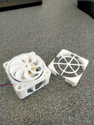 Fan and case 3D Print 479769