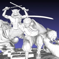 Figurine Demon Slayer-Kimetsu no Yaiba + 1 OFFER - Thumbnail 1