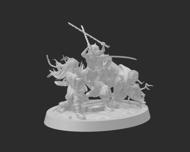 Figurine Demon Slayer-Kimetsu no Yaiba + 1 OFFER 3D Print 479795
