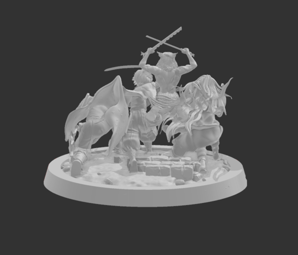 Figurine Demon Slayer-Kimetsu no Yaiba + 1 OFFER 3D Print 479797