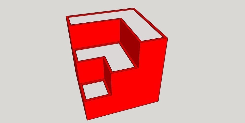 The Sketchup logo, 33 mm tall