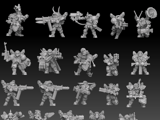 Space Orc Megapack 3D Print 479846