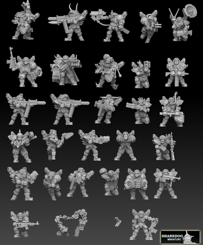 Space Orc Megapack 3D Print 479848