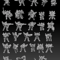 Small Space Orc Megapack 3D Printing 479848