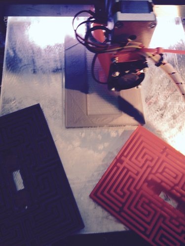 Overlook maze from The Shining as a switch plate. 3D Print 47986