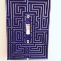 Overlook maze from The Shining as a switch plate. - Thumbnail 3