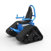 Small Diecast Tankchair Scale 1 to 25 3D Printing 479917