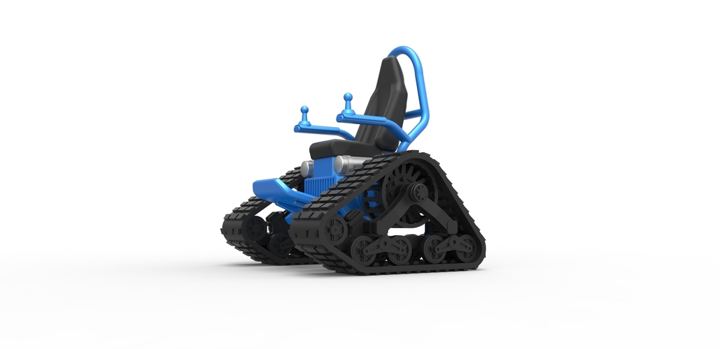 Diecast Tankchair Scale 1 to 25 3D Print 479918