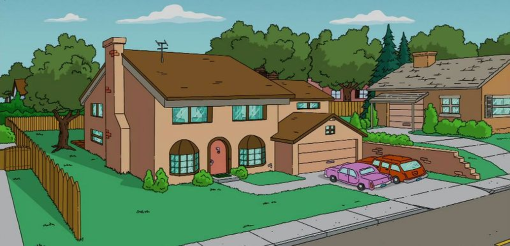 The Simpsons house 3D Print 47992