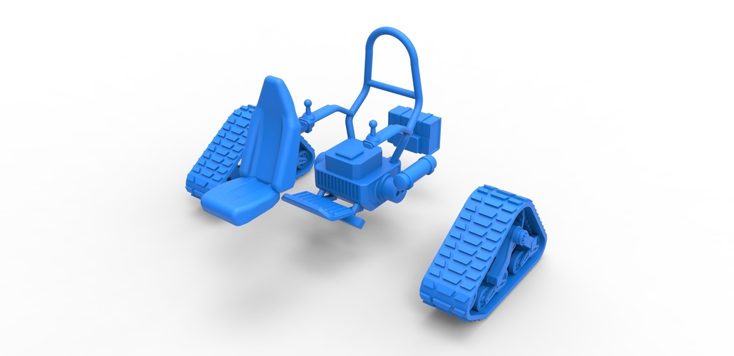 Diecast Tankchair Scale 1 to 25 3D Print 479930