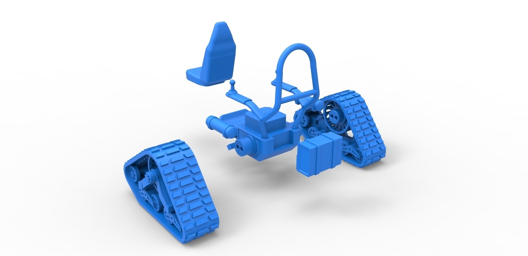 Diecast Tankchair Scale 1 to 25 3D Print 479933