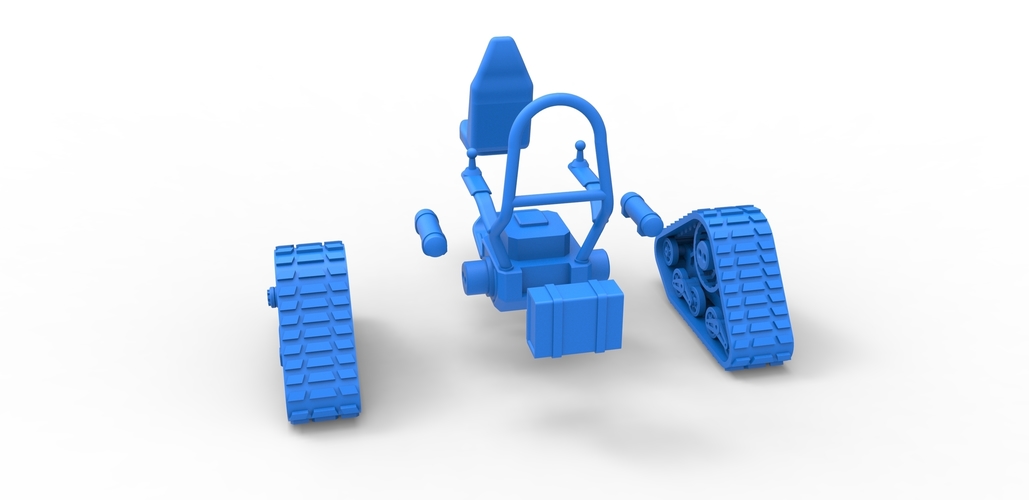 Diecast Tankchair Scale 1 to 25 3D Print 479934