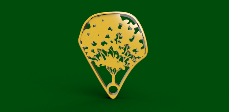tree keychain