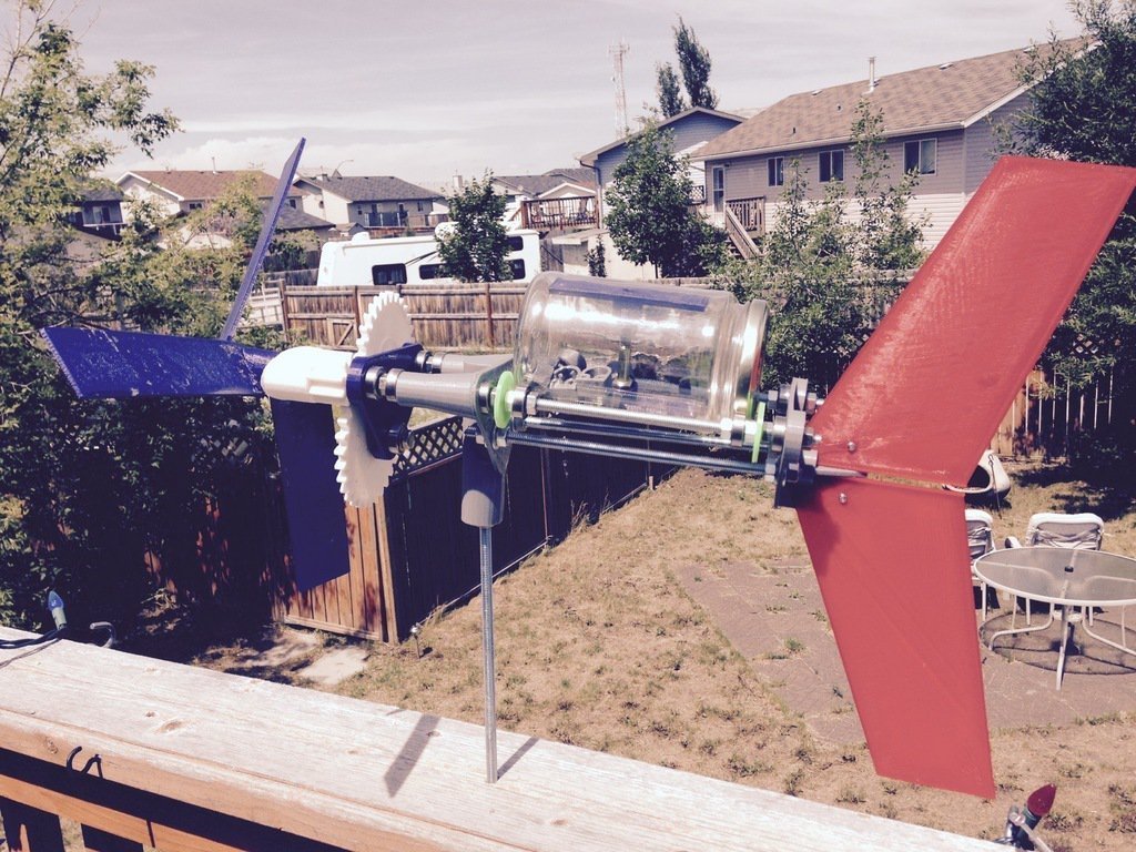 DIY Wind Powered Rock Tumbler 