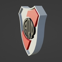 figura de escudo de river plate medidas 20 x 16mm - Thumbnail 4