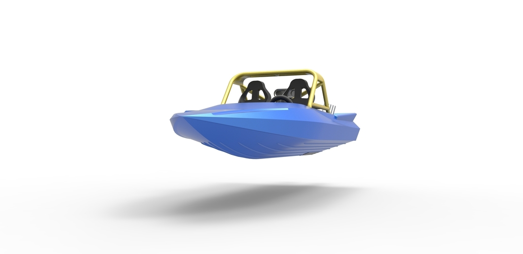 Jet sprint boat Scale 1 to 25 3D Print 479995