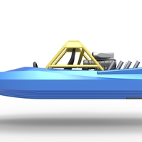 Jet sprint boat Scale 1 to 25 - Thumbnail 8