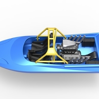 Jet sprint boat Scale 1 to 25 - Thumbnail 9
