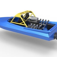 Jet sprint boat Scale 1 to 25 - Thumbnail 11