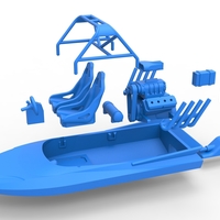 Jet sprint boat Scale 1 to 25 - Thumbnail 15