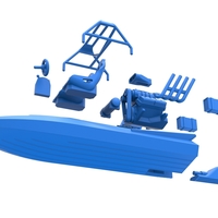 Jet sprint boat Scale 1 to 25 - Thumbnail 17