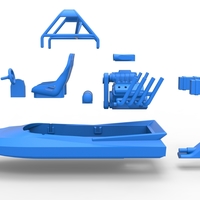 Jet sprint boat Scale 1 to 25 - Thumbnail 19