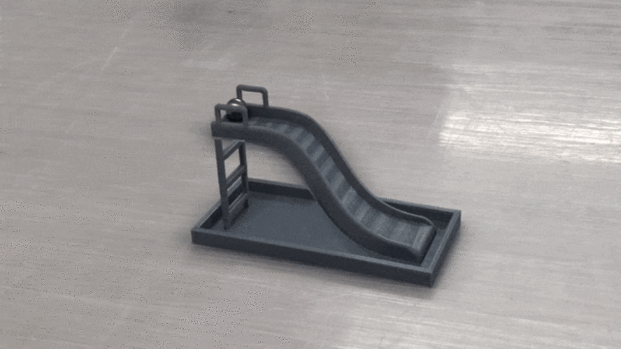 IMPOSSIBLE SLIDE INTERACTIVE OPTICAL ILLUSION 3D Print 480079