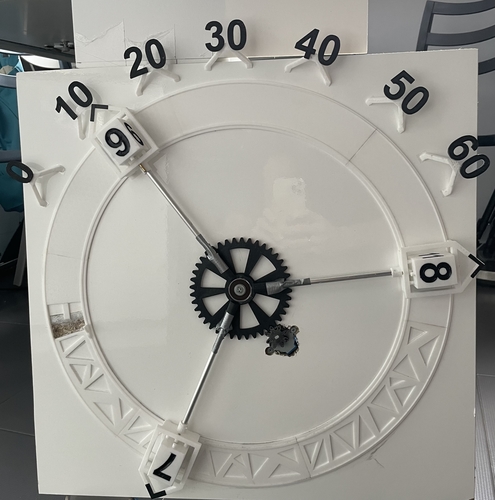 Rotating hours clock (easy) 3D Print 480093