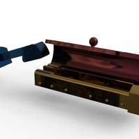 tiny bracelet clasp_ lock  20mm X 5mm - Thumbnail 1